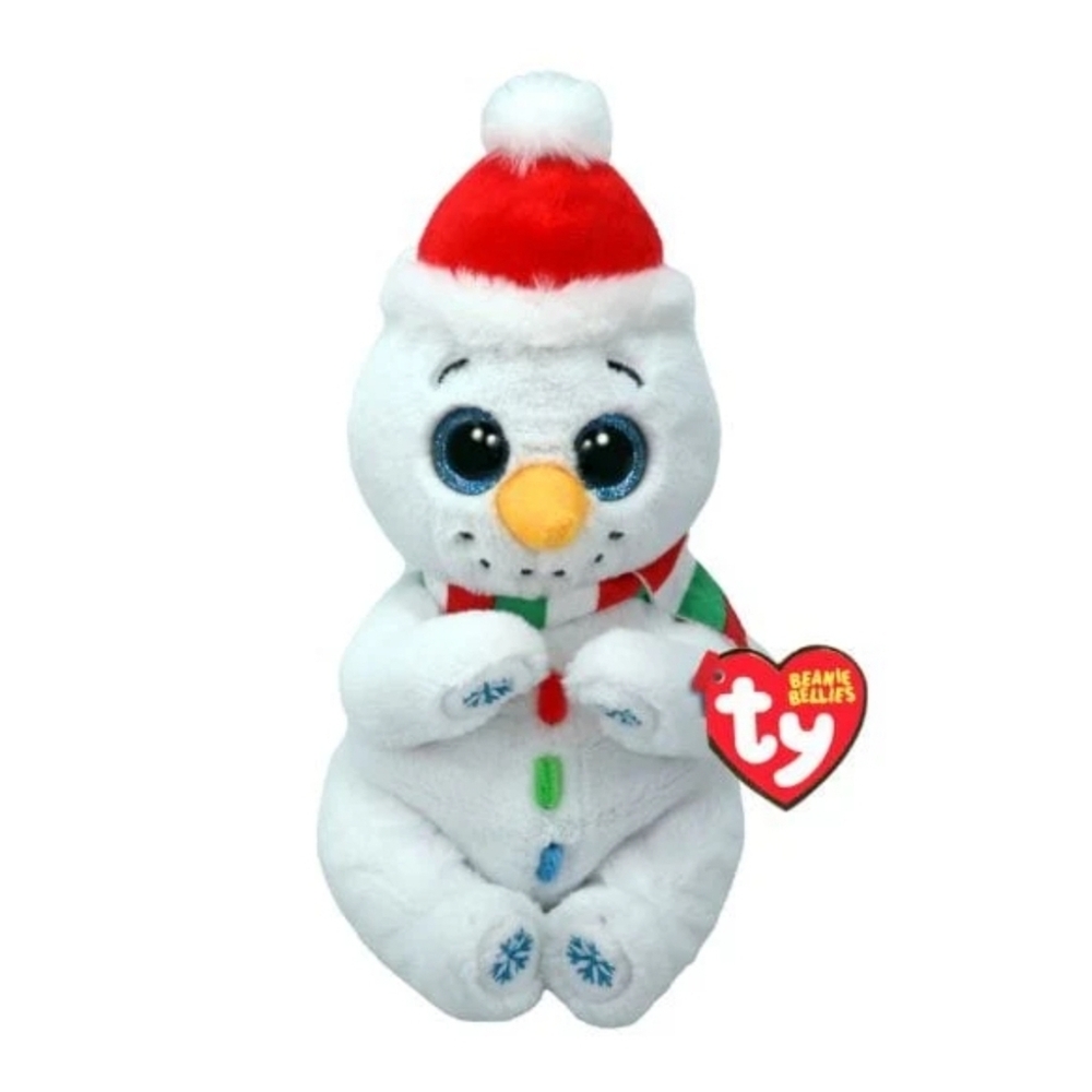 Ty Beanie Bellies Brrrnard Snowman NWT